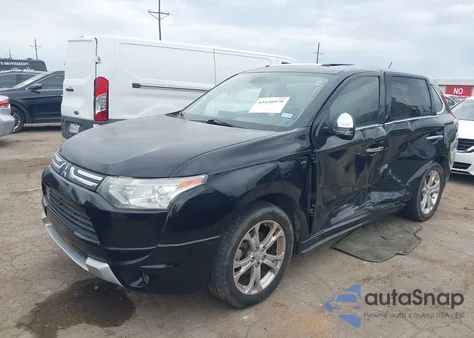 2014 Mitsubishi Outlander Gt from USA, damaged, VIN JA4JZ4AX4EZ001971